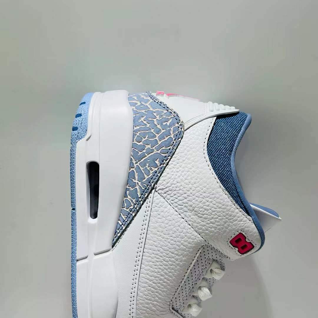 Air Jordan 3 Retro WMNS "Georgia Peach" White Hot Punch True Blue DV7059-106 - Image 7