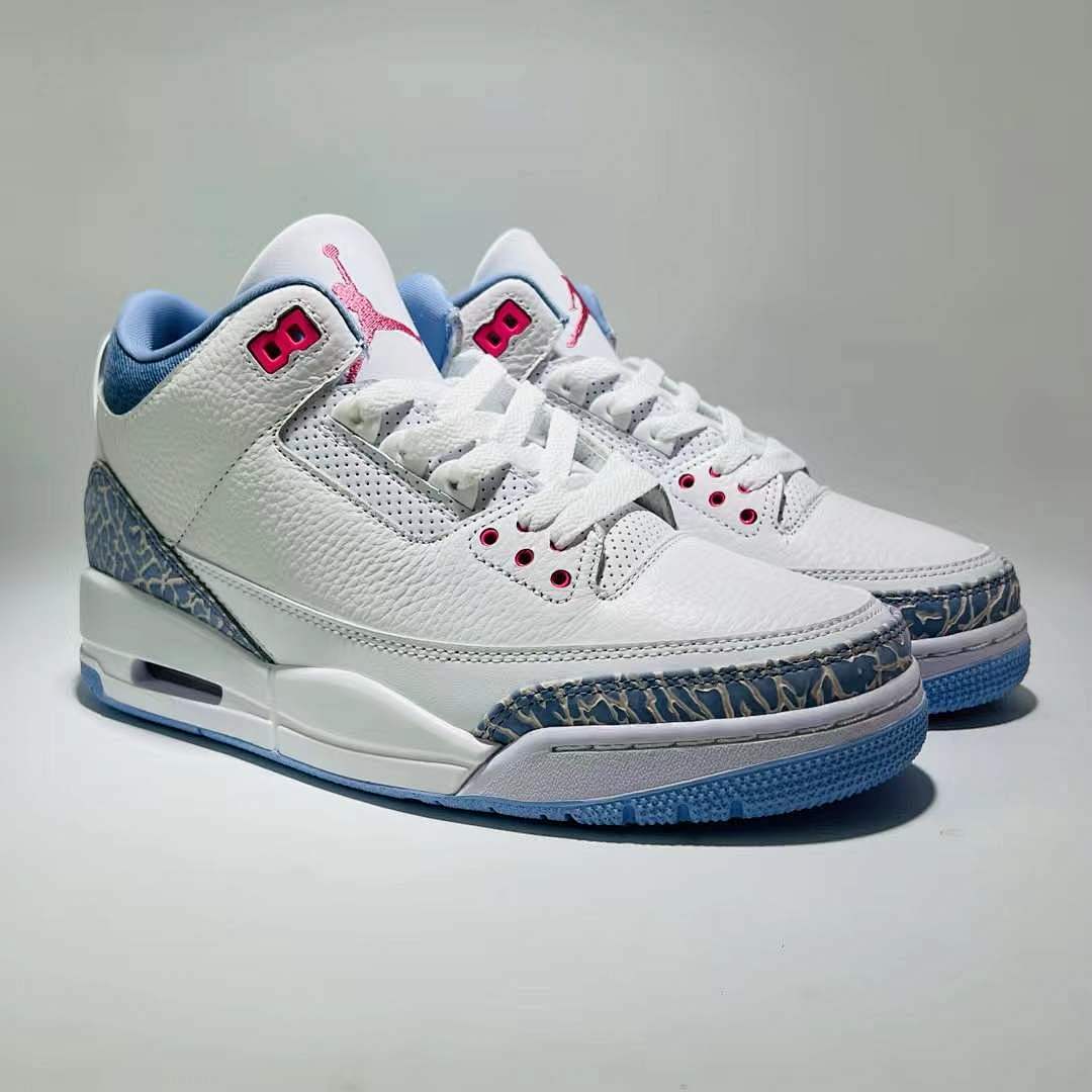 Air Jordan 3 Retro WMNS "Georgia Peach" White Hot Punch True Blue DV7059-106 - Image 10