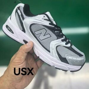 New Balance 530 White Silver Metallic Black Sneakers MR530