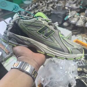 New Balance 1906R Silver Metallic Castlerock Lime Green Running Shoes M1906RCF