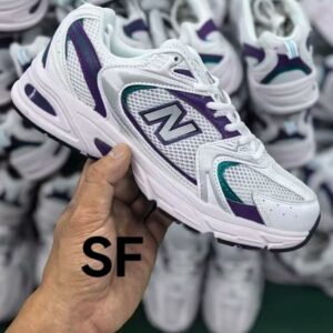 New Balance 530 White Violet Teal Green Lifestyle Running Shoes Trainers Sneakers MR530CC