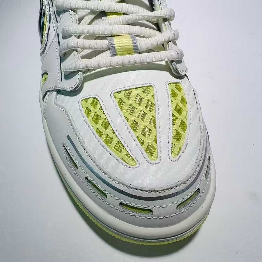 Nike Dunk Low Disrupt 2 Coconut Milk Metallic Silver Barely Volt Women's Shoes DV4029-100 Yellow Mesh Sneakers Lifestyle Fashion Trainers - Image 6