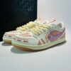 Nike Dunk Low Remastered White Vivid Orange Iridescent Scale Sneakers DX4357-100