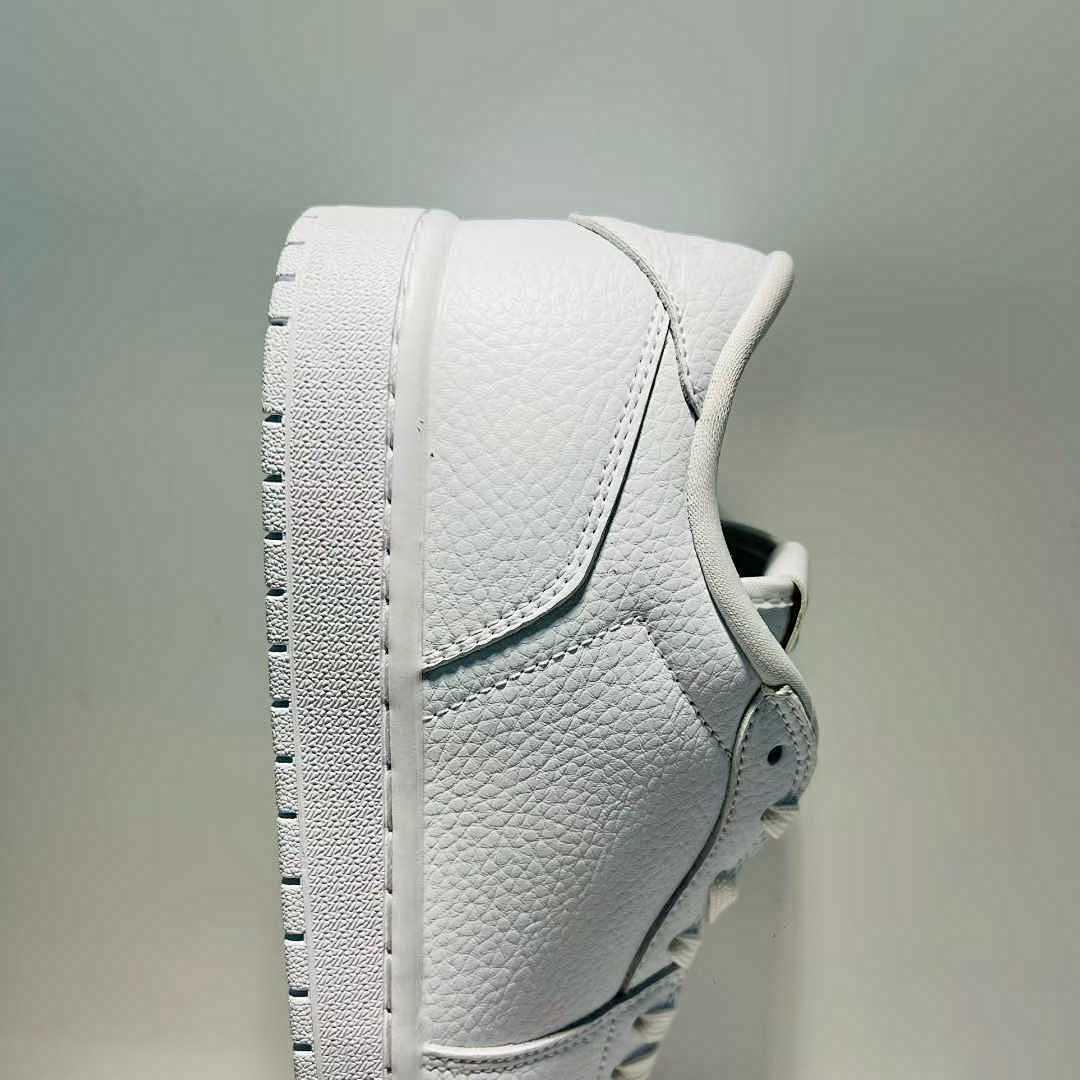 Air Jordan 1 Low Triple White Sneakers 553558-130 DC0774-100 All White Leather Casual Shoes - Image 7