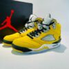 Air Jordan 5 Retro SP Michigan Amarillo Yellow Men's Basketball Shoes Sneakers CQ9541-704