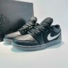Nike Air Jordan 1 Low Black White Particle Grey Men's Casual Sneakers Shoes 553558-062