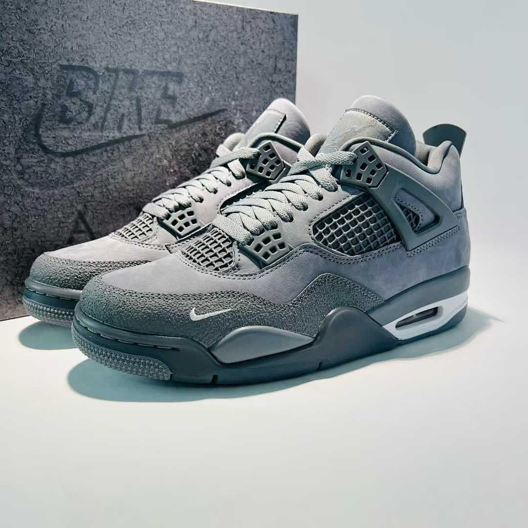 Kaws x Air Jordan 4 Retro Cool Grey 930155-003 Men's Sneakers - Image 2