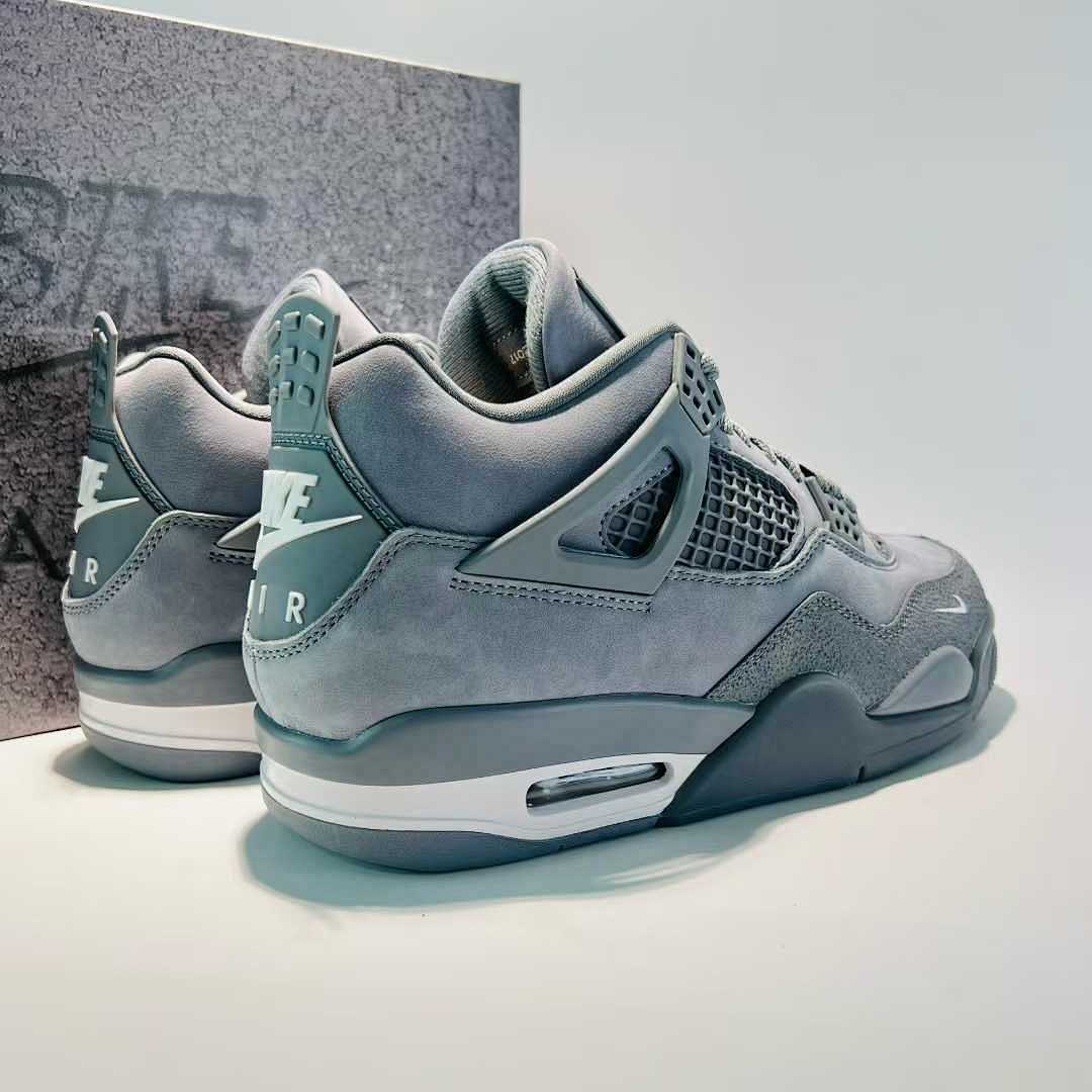 Kaws x Air Jordan 4 Retro Cool Grey 930155-003 Men's Sneakers - Image 3