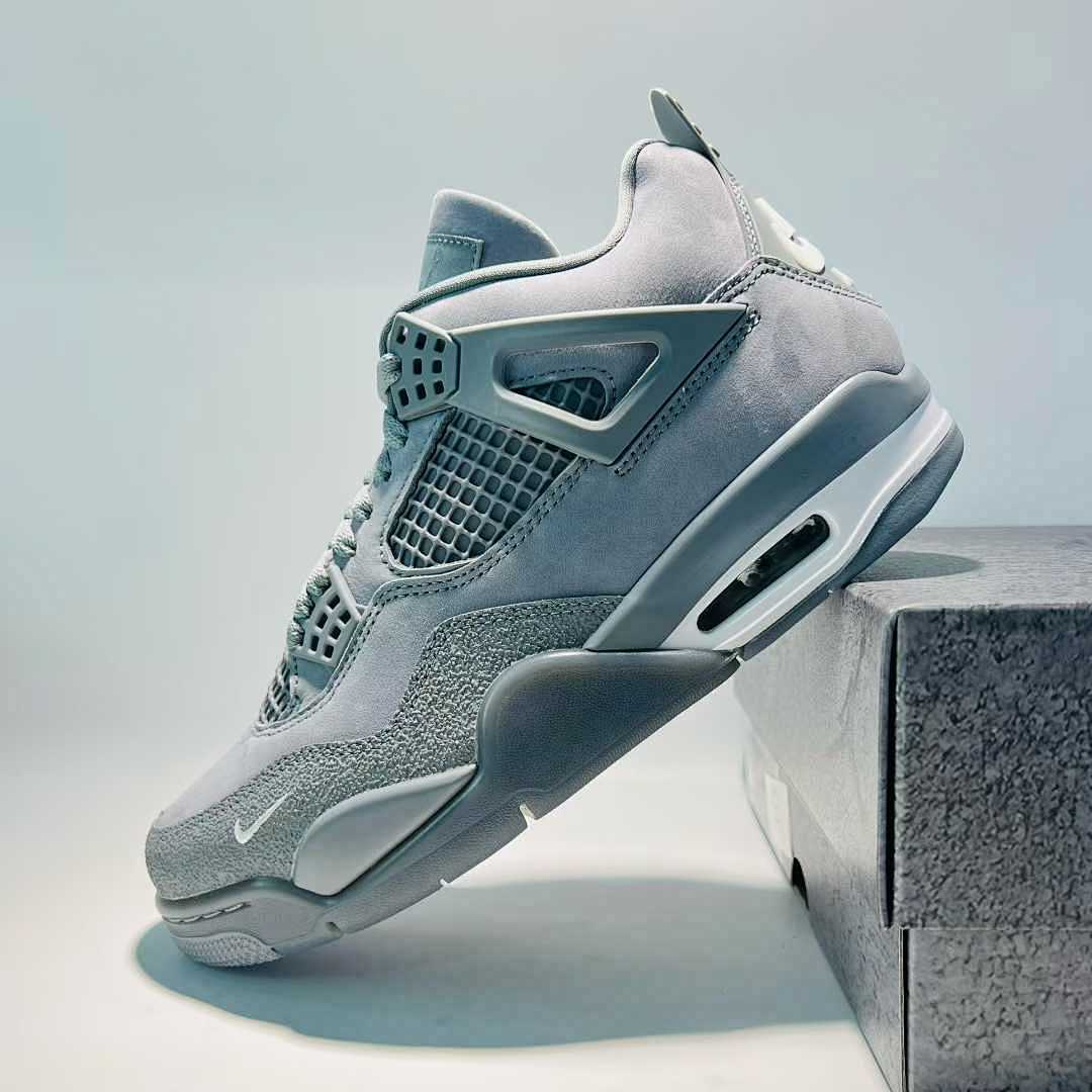 Kaws x Air Jordan 4 Retro Cool Grey 930155-003 Men's Sneakers - Image 4
