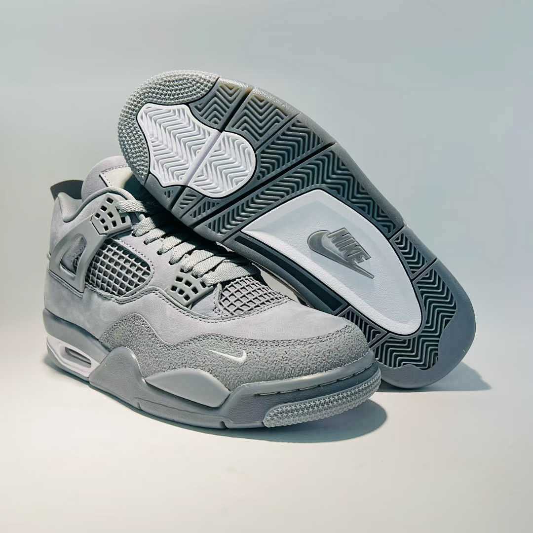 Kaws x Air Jordan 4 Retro Cool Grey 930155-003 Men's Sneakers - Image 8