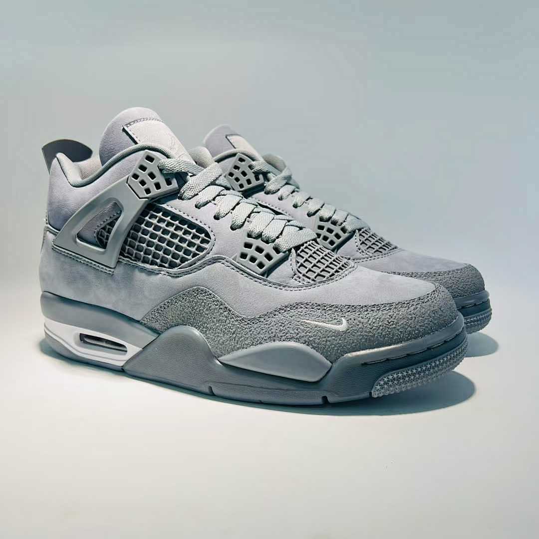 Kaws x Air Jordan 4 Retro Cool Grey 930155-003 Men's Sneakers - Image 10