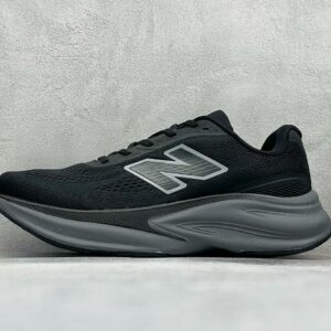 New Balance Fresh Foam X More v4 Running Shoes Men's & Women's - Max Cushion Comfort Trainers Black Phantom Grey MMORV4 WMORV4