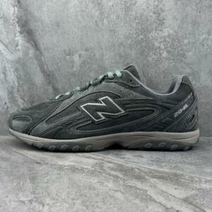 New Balance 204L Dark Grey Suede Lifestyle Sneakers Shoes