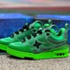 Louis Vuitton LV Trainer Sneaker Fluorescent Green Strass Rhinestone 1A9N7I Men's Luxury Shoe