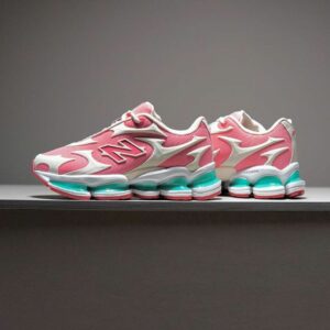 New Balance ARZWMD Pink Aqua White Chunky Retro Sneakers Shoes