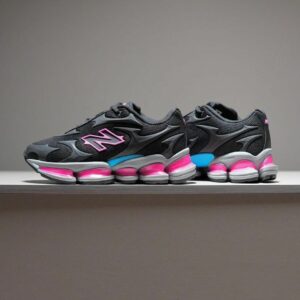 New Balance 9060 Black Pink Blue Hues Lifestyle Sneakers U9060MD1