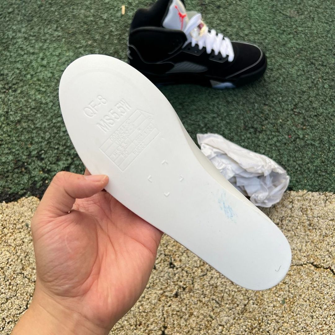 Air Jordan 5 Retro Moonlight Oreo Black Cool Grey White Icy Sole CT4838-011 - Image 6