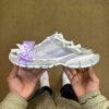 ASICS x Cecilie Bahnsen GEL-Kayano 14 Women's Pure Silver White Purple Iridescent Bows Floral Lace Limited Edition Designer Sneakers Trainers 1203A305-100
