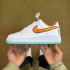 Nike Air Force 1 Low NY vs NY White Total Orange Mint Foam Black Men's Women's Sneakers Shoes DV2122-100