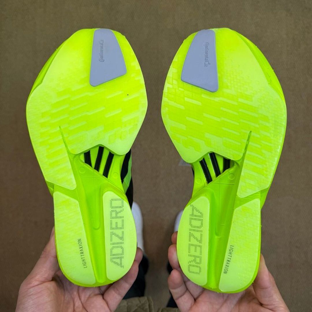 Adidas Adizero Adios Pro 3 Running Shoes Solar Yellow Core Black Lightstrike Pro Marathon Race Performance Training Sneakers (HQ3511) - Image 8
