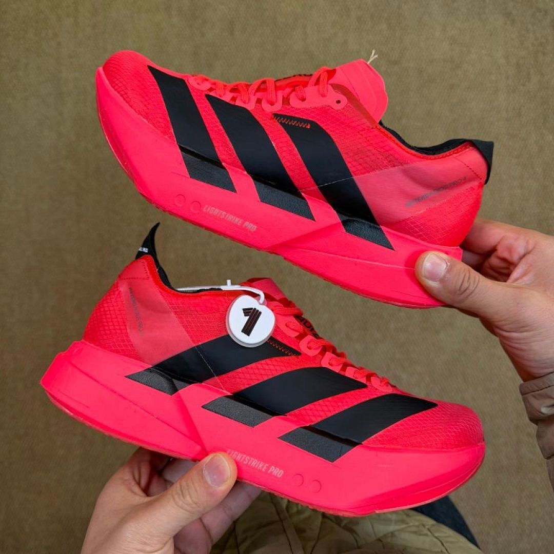 Adidas Adizero Adios Pro 3 Lightstrike Pro Running Shoes - Lucid Fuchsia / Core Black - Image 9