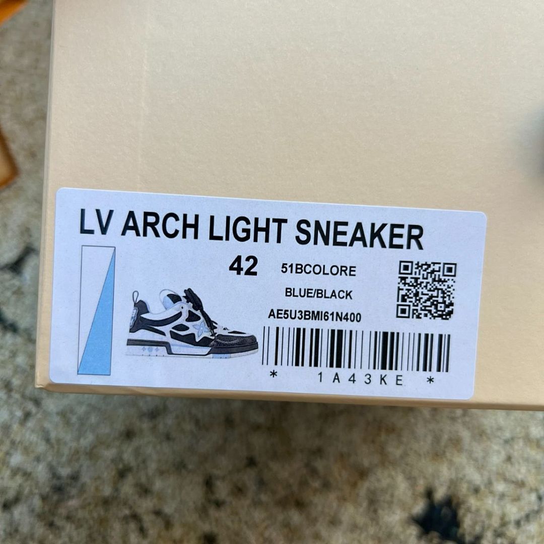 Louis Vuitton LV Runner Tatic Sneakers Black White Lilac 1AA8P1 Men's Luxury Designer Trainers Shoes Footwear - Image 2