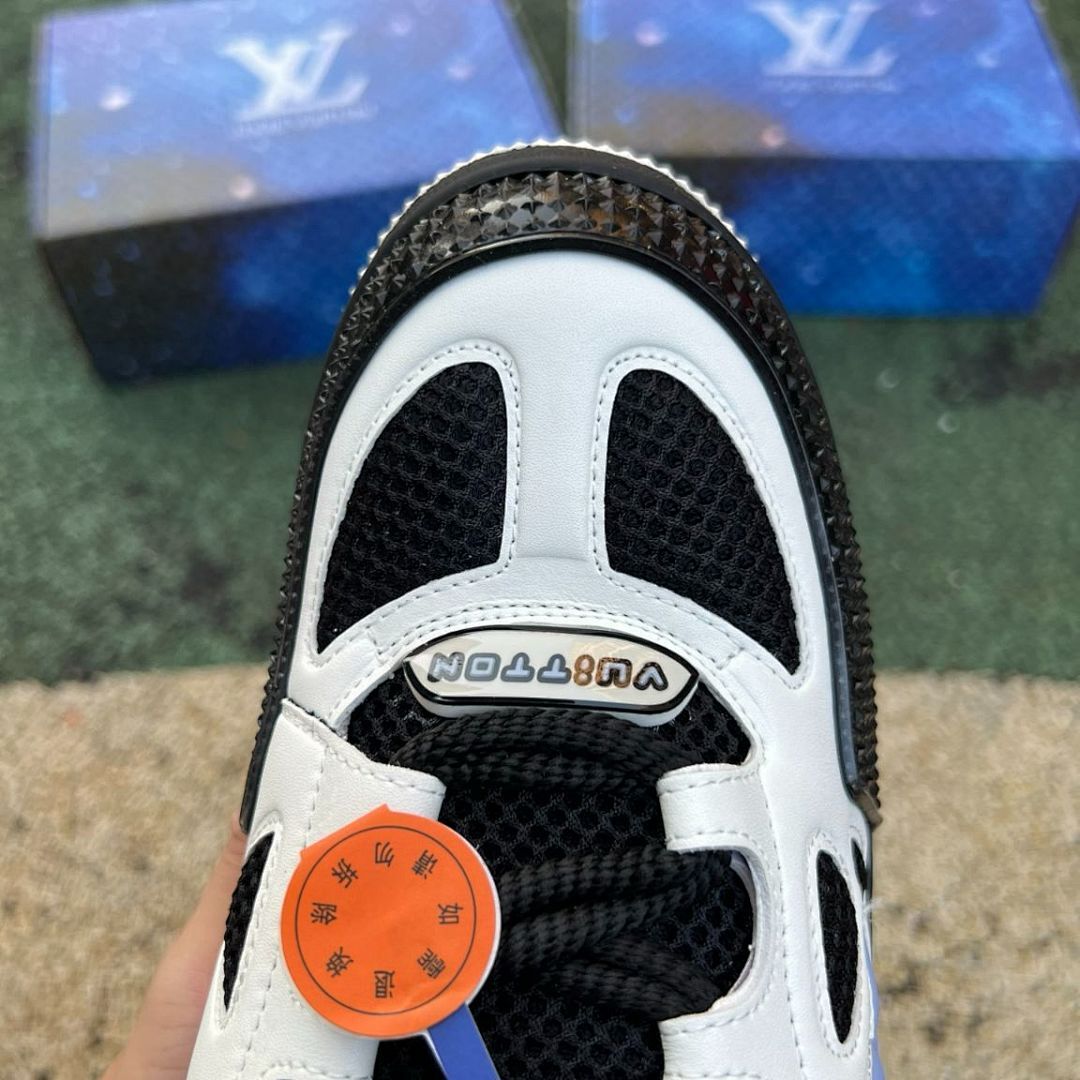 Louis Vuitton LV Runner Tatic Sneakers Black White Lilac 1AA8P1 Men's Luxury Designer Trainers Shoes Footwear - Image 5