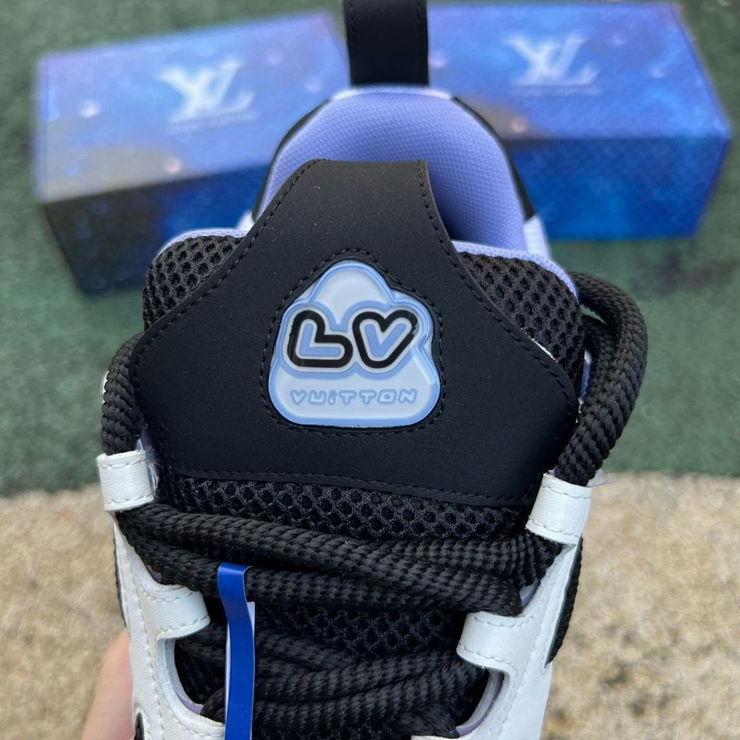 Louis Vuitton LV Runner Tatic Sneakers Black White Lilac 1AA8P1 Men's Luxury Designer Trainers Shoes Footwear - Image 6