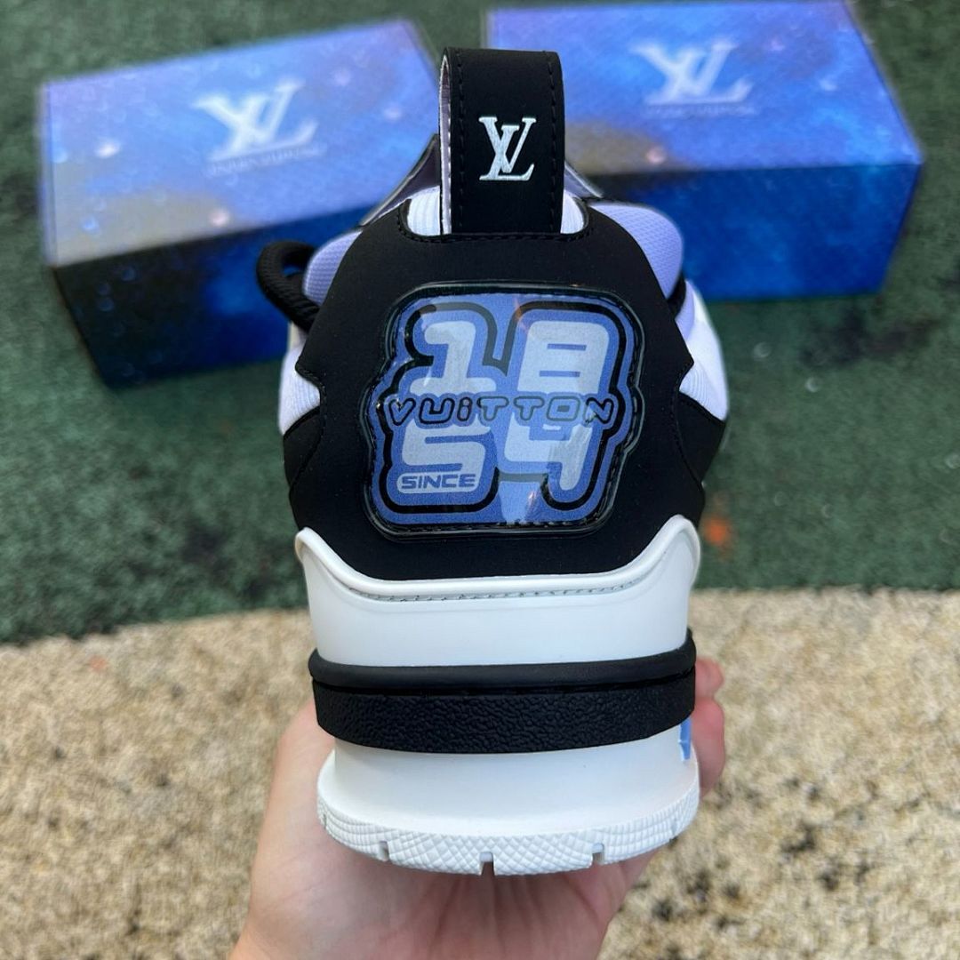 Louis Vuitton LV Runner Tatic Sneakers Black White Lilac 1AA8P1 Men's Luxury Designer Trainers Shoes Footwear - Image 10