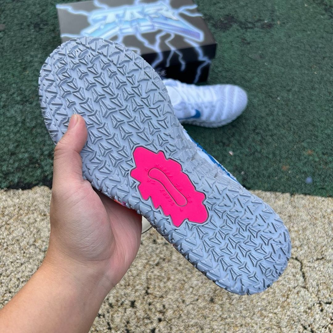 NikeCourt Zoom GP Turbo Tennis Shoes Men's White Hot Lava Pink Blast Agassi DC9100-100 - Image 6