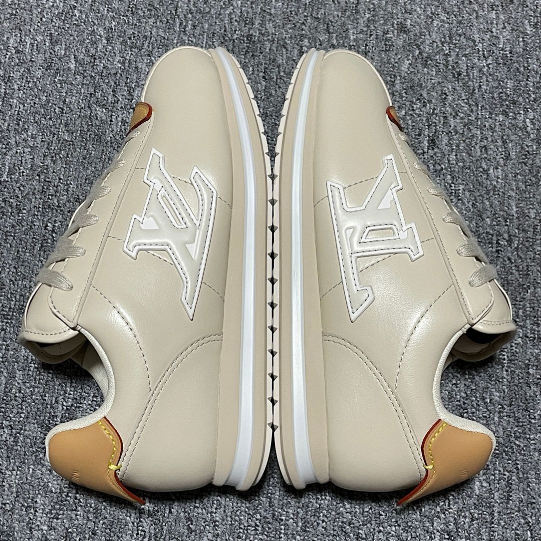 Louis Vuitton LV Trainer Runner Sneaker Beige 1AAN8N - Image 3