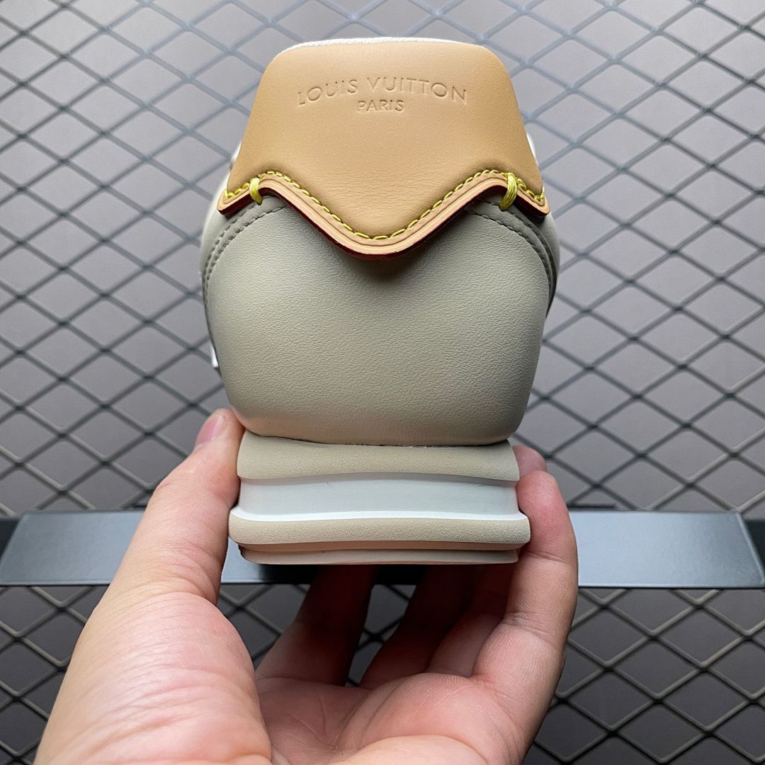 Louis Vuitton LV Trainer Runner Sneaker Beige 1AAN8N - Image 9