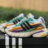 Adidas Response CL Cloud White Collegiate Green Orange Purple Sneakers Running Shoes IE7157