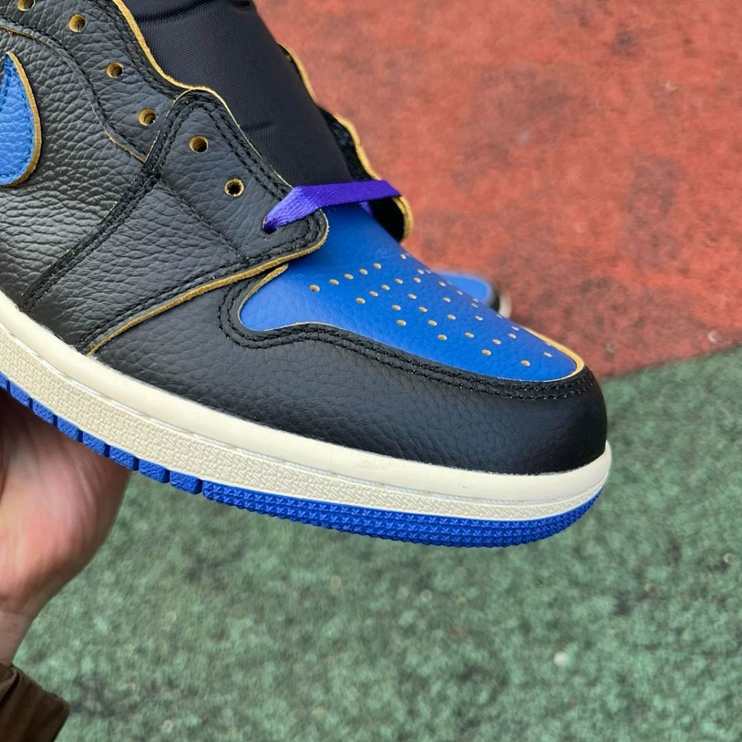 Air Jordan 1 Retro High OG SP Union LA x Fragment Design Royal Blue Black Toe Sample Men's Sneaker (SP26-MNJDLS-473-CHRIS-HIROSHI / TOOLINGCODE: AJ1-NTBF-J-005) - Image 5