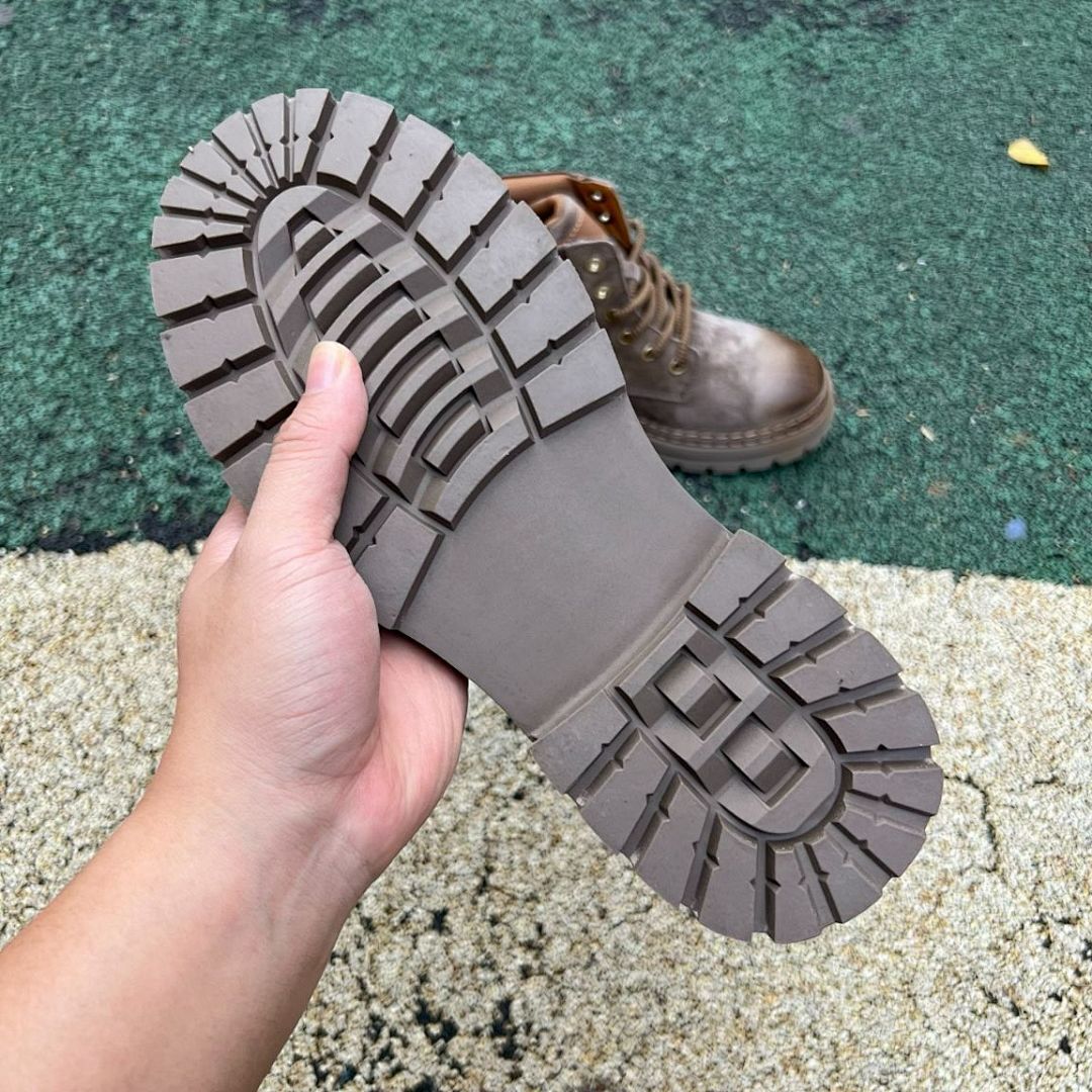 Timberland Men's Dark Brown Nubuck Waterproof Ankle Boots Stacked Lug Sole - Image 7