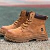 Timberland GreenStride TBL Originals Ultra Waterproof Boots A2PYE231 Men's Women's Wheat Brown Suede Nubuck Lace-Up Chunky Lug Sole Rugged Outdoor Hiking Work Fashion Boot