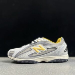 New Balance 2002R Grey Yellow Lifestyle Running Sneakers