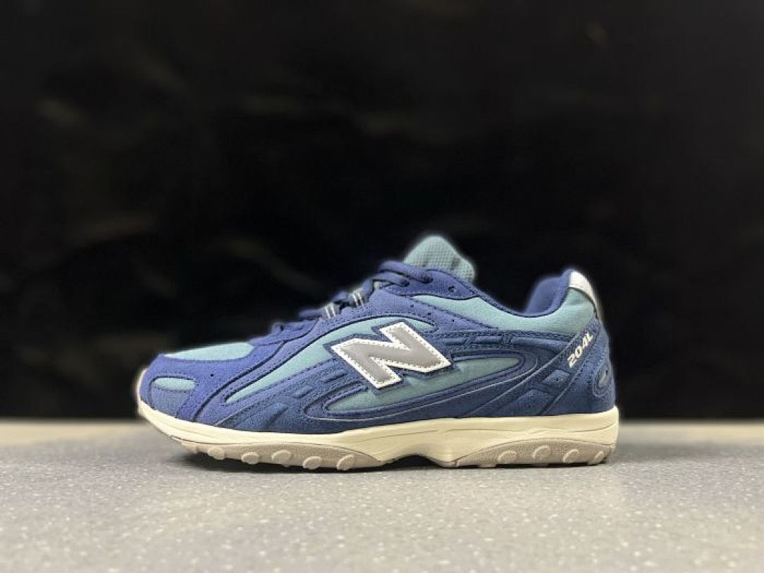 New Balance 204L Blue Teal Grey Cream Lifestyle Running Sneakers - Image 2