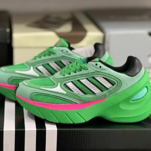Adidas Response CL Pulse Mint Core Black Shock Pink (GW1244) Men's Women's Green Pink Neon Sneakers