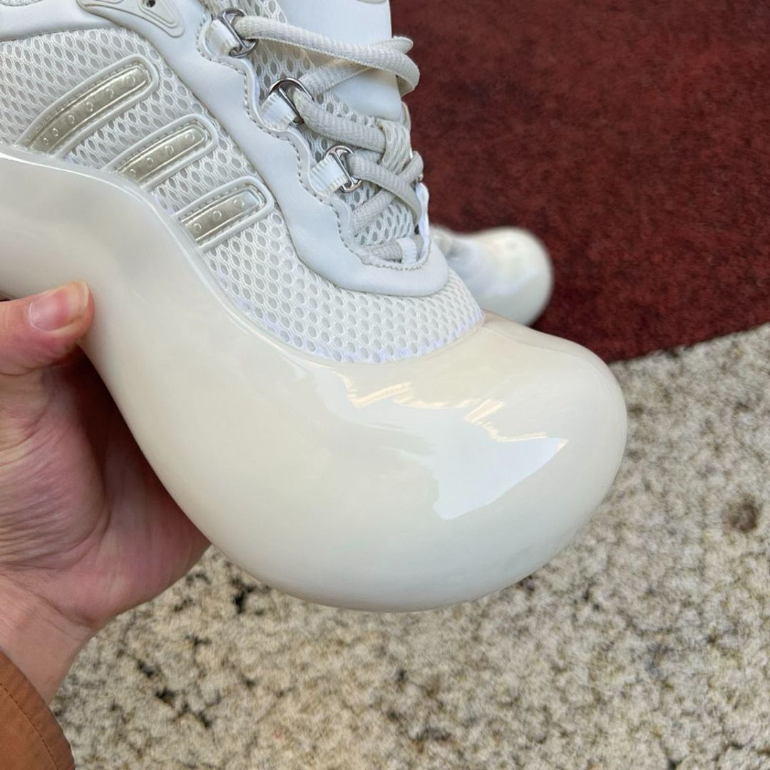 Adidas AdiFOM TRXN Shoes Cloud White IG7453 Unisex Lifestyle Sneakers Chunky Bubble Sole Trainers - Image 3