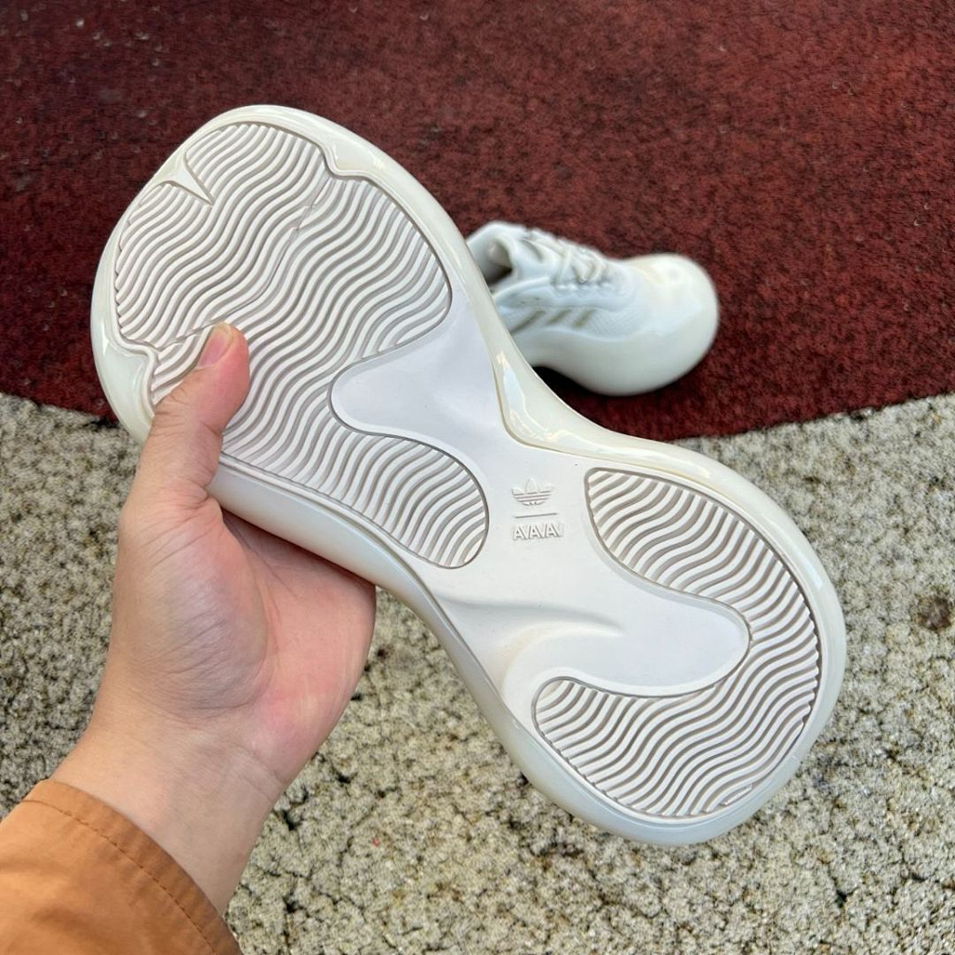 Adidas AdiFOM TRXN Shoes Cloud White IG7453 Unisex Lifestyle Sneakers Chunky Bubble Sole Trainers - Image 6