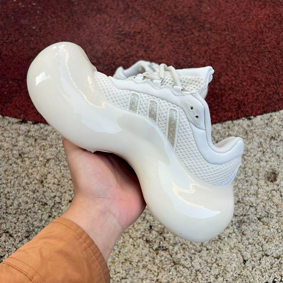 Adidas AdiFOM TRXN Shoes Cloud White IG7453 Unisex Lifestyle Sneakers Chunky Bubble Sole Trainers - Image 7