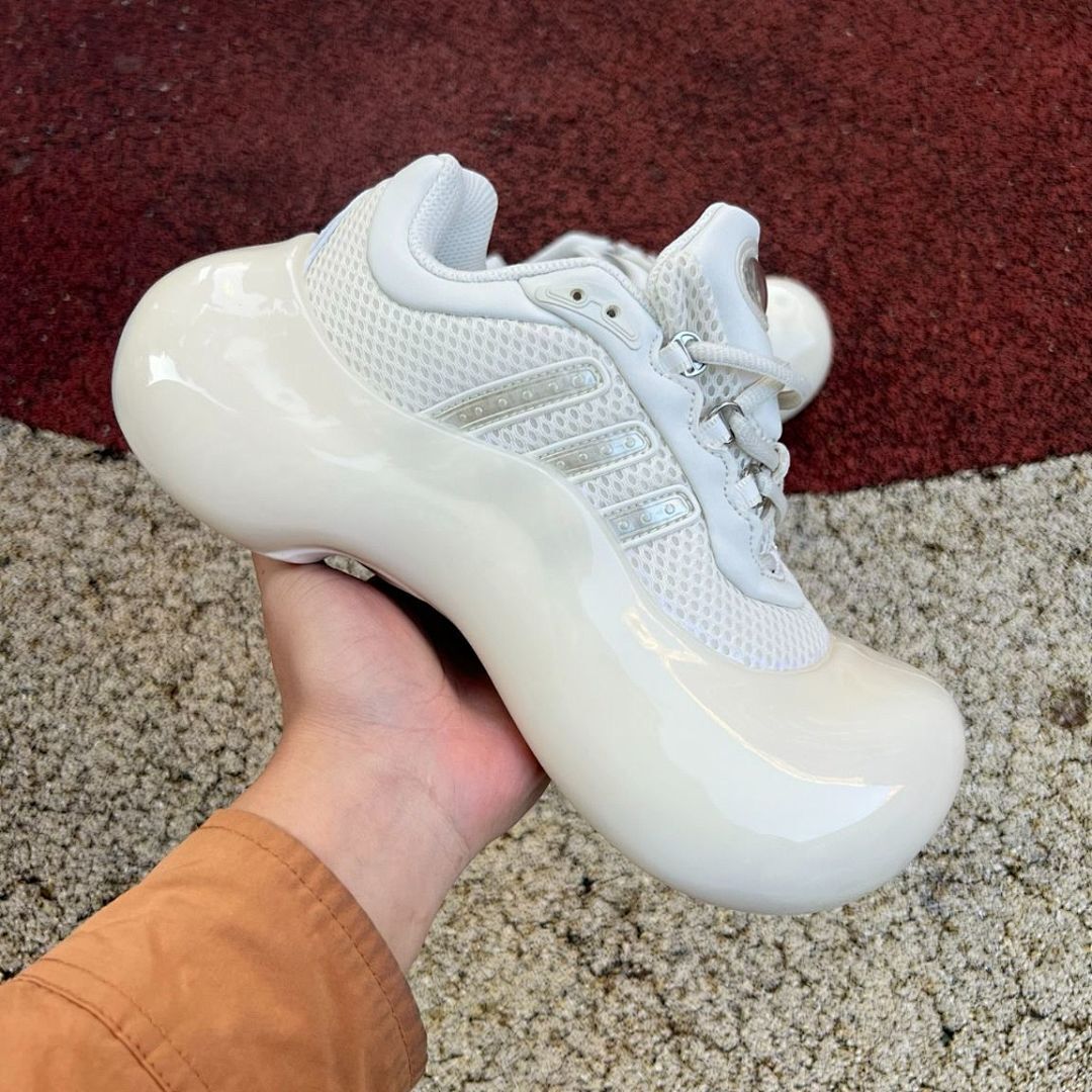 Adidas AdiFOM TRXN Shoes Cloud White IG7453 Unisex Lifestyle Sneakers Chunky Bubble Sole Trainers - Image 9