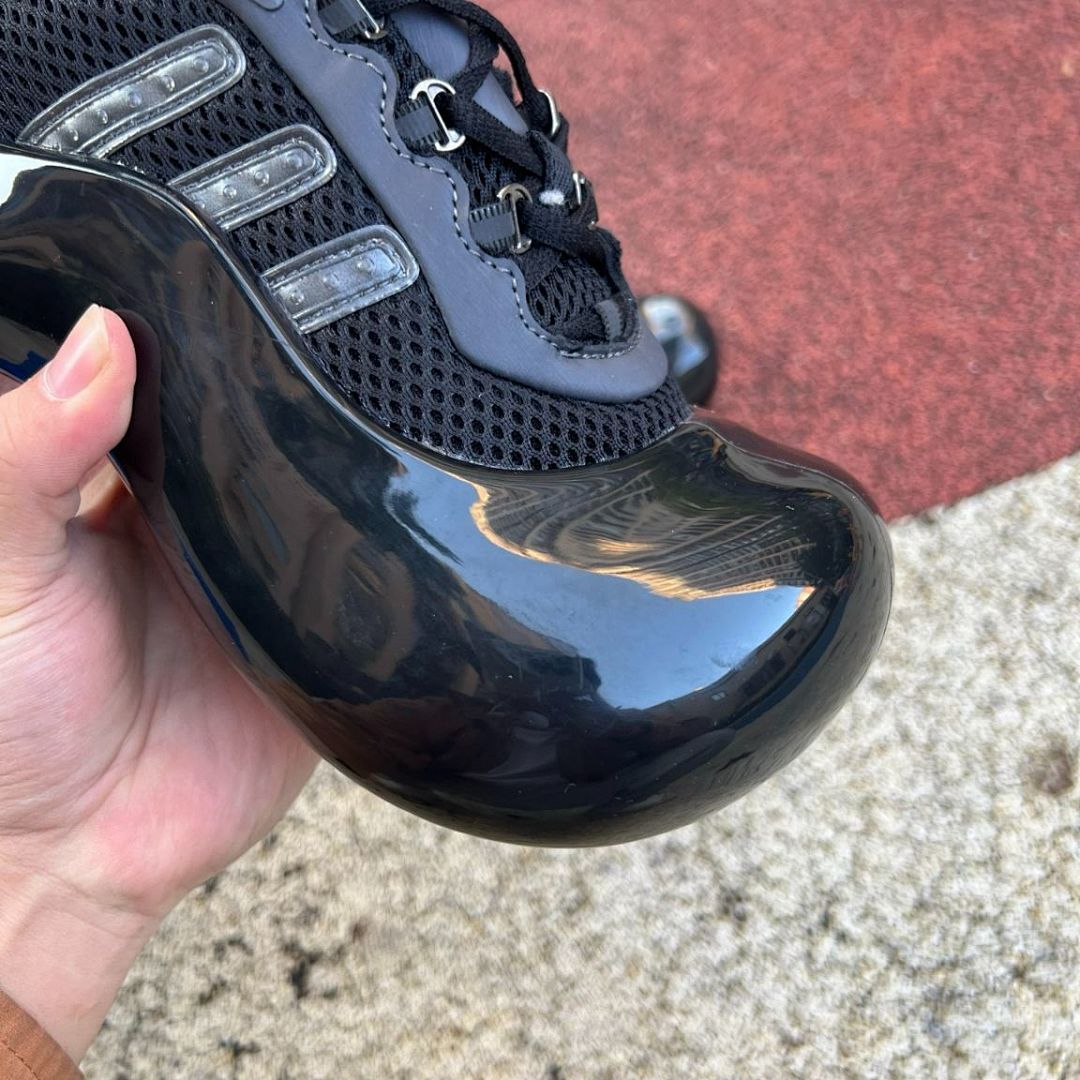 Adidas Adifom TRX Low Core Black Carbon Grey Six ID1647 Men's Women's Chunky Lifestyle Sneakers Shoes - Image 3