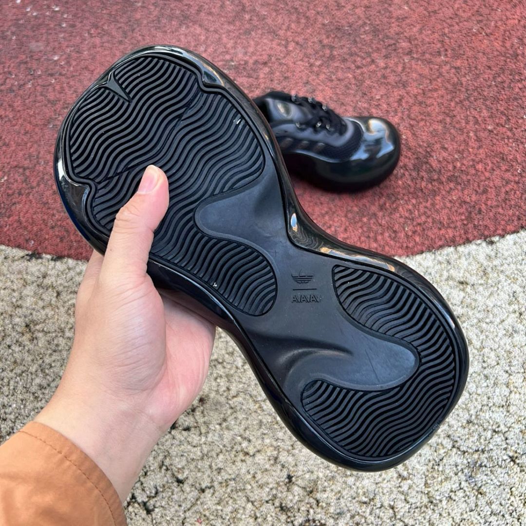 Adidas Adifom TRX Low Core Black Carbon Grey Six ID1647 Men's Women's Chunky Lifestyle Sneakers Shoes - Image 6