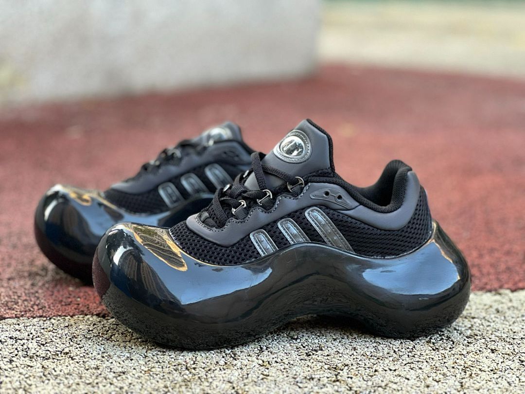 Adidas Adifom TRX Low Core Black Carbon Grey Six ID1647 Men's Women's Chunky Lifestyle Sneakers Shoes - Image 10