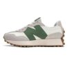 New Balance 327 Sea Salt with Spruce WS327SFD Men's Women's Lifestyle Sneakers Trainers Running Shoes Green White Grey