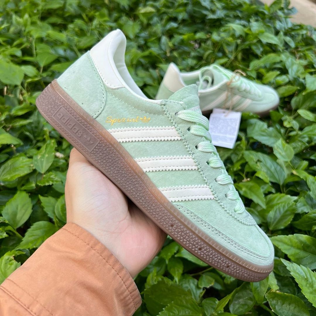 Adidas Originals Spezial KI5932 Light Green Mint Cream Gum Sole Sneakers - Image 10