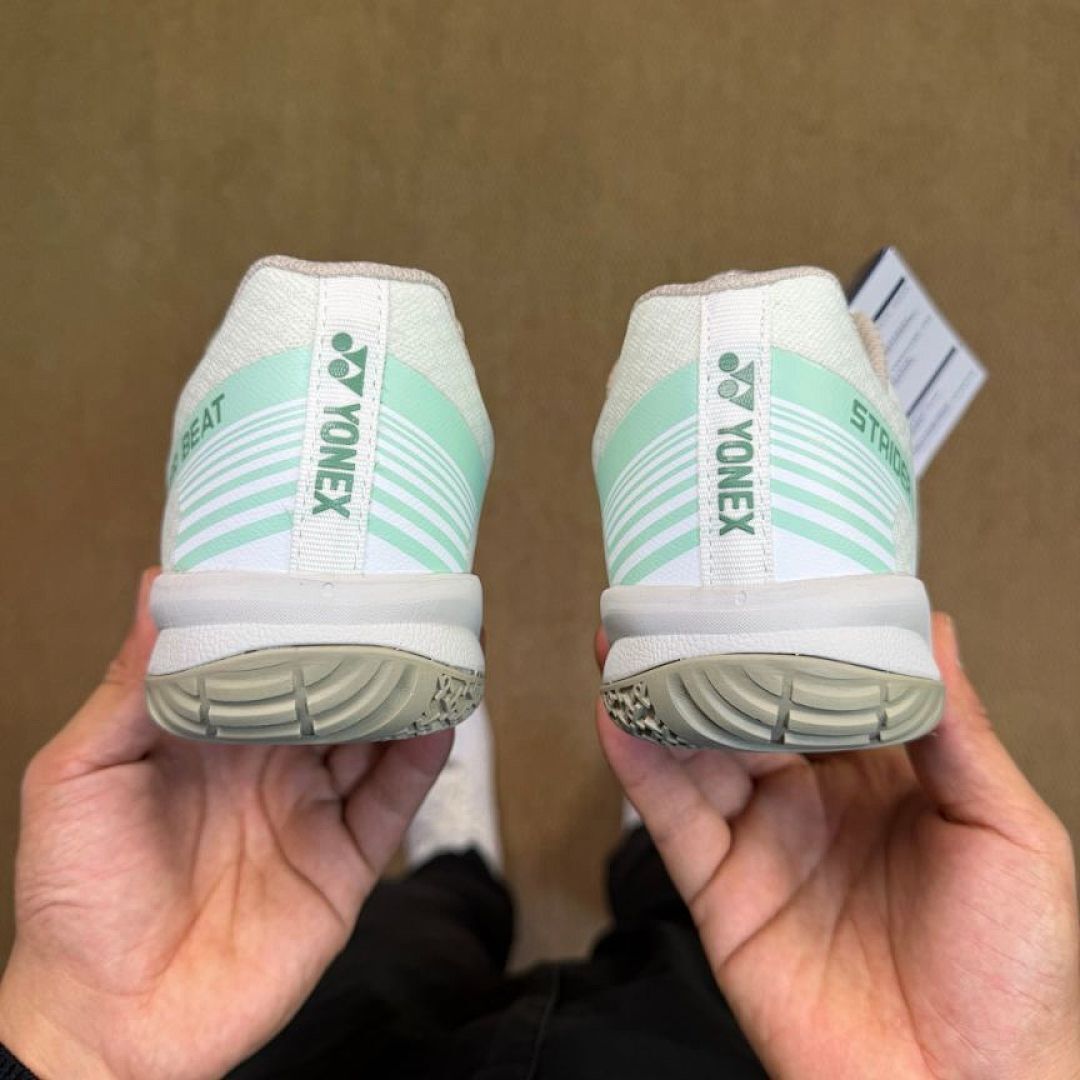 Yonex Strider Beat Badminton Shoes White Mint Green - Image 7