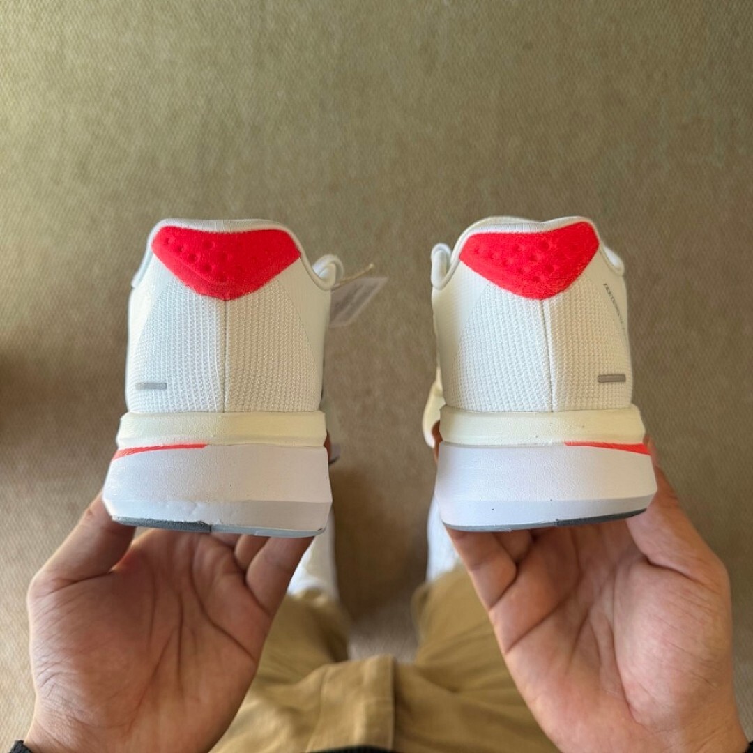 Adidas Adizero Adios Pro 3 Men's Running Race Shoes Cloud White Core Black Solar Red Lightstrike Pro Carbon Plate HQ8438 - Image 5